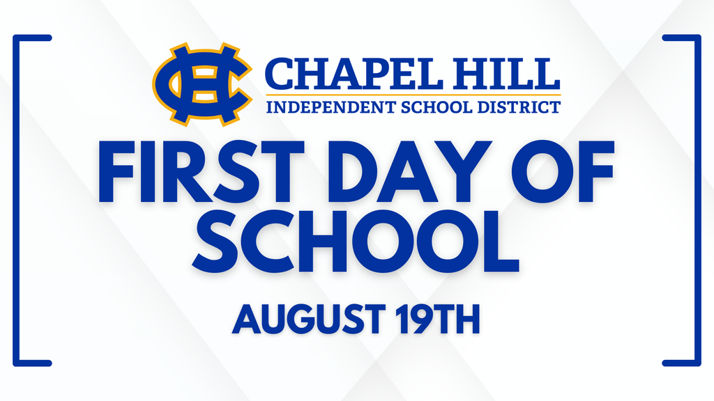 First day of school August 19th