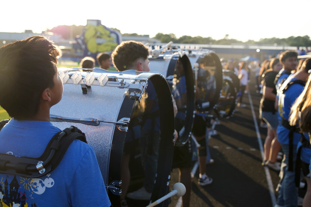 Drumline students