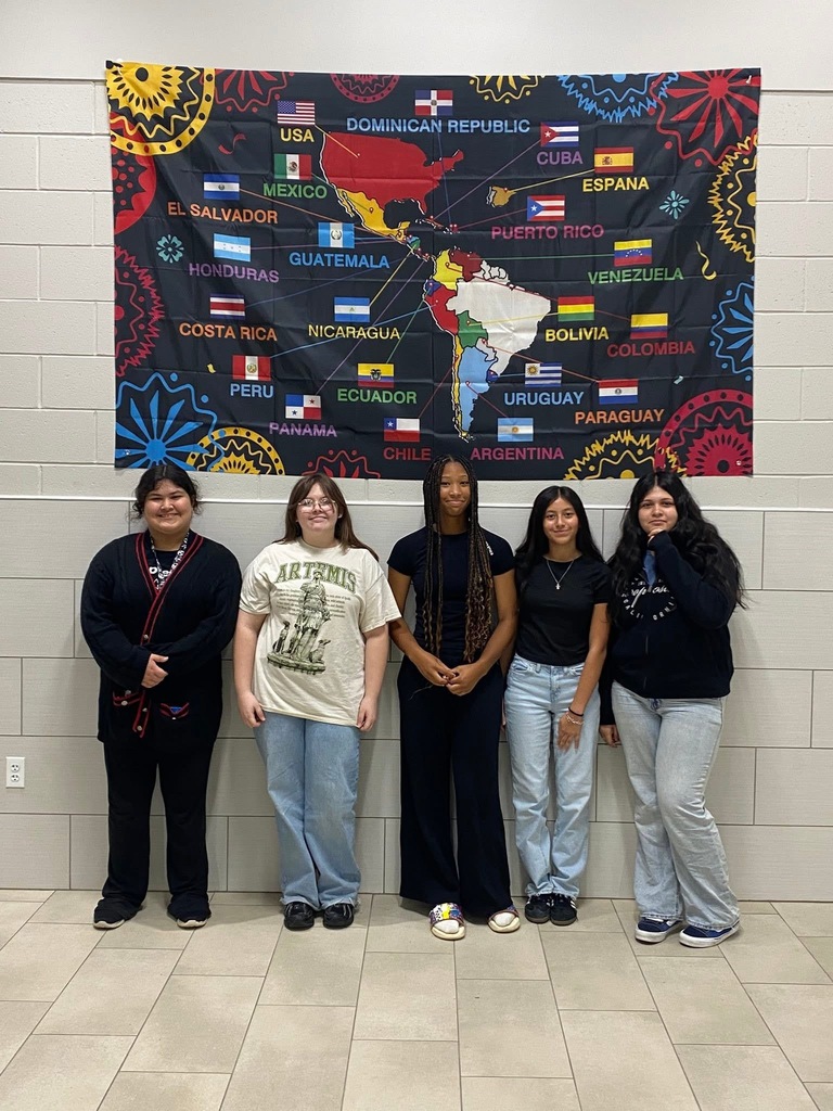 Student Celebrating Hispanic Heritage Month