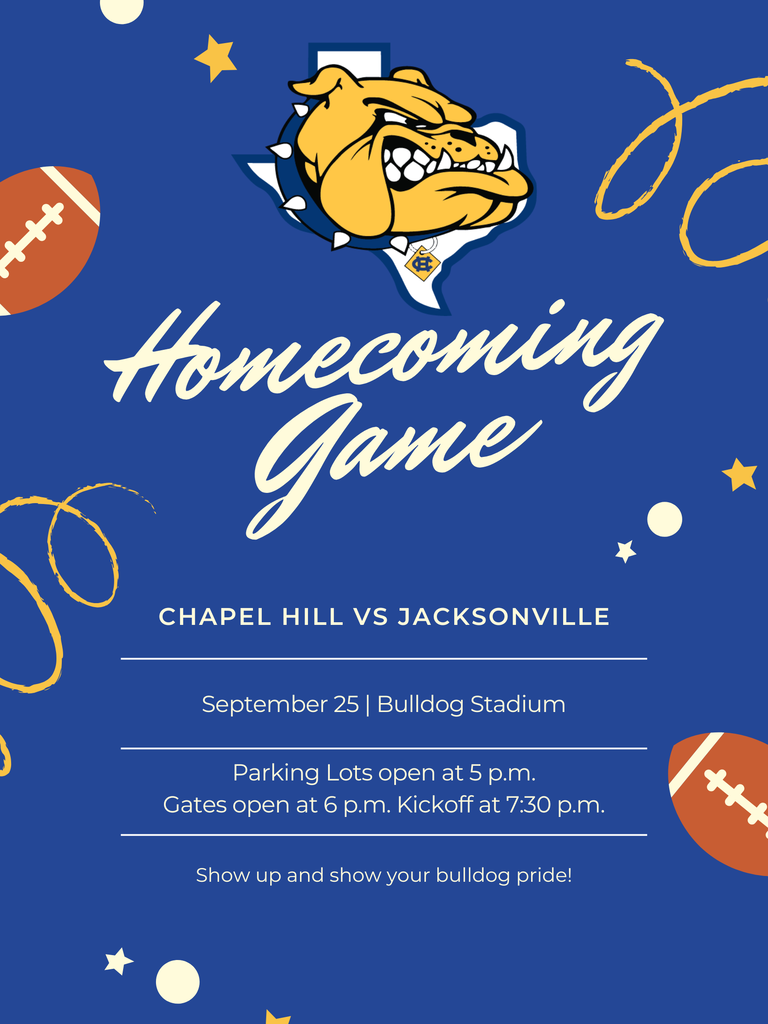 Homecoming game info!