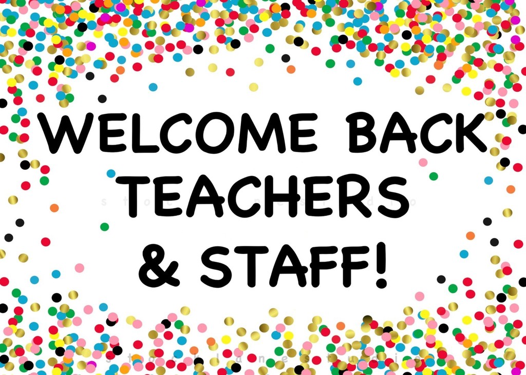 welcome back staff