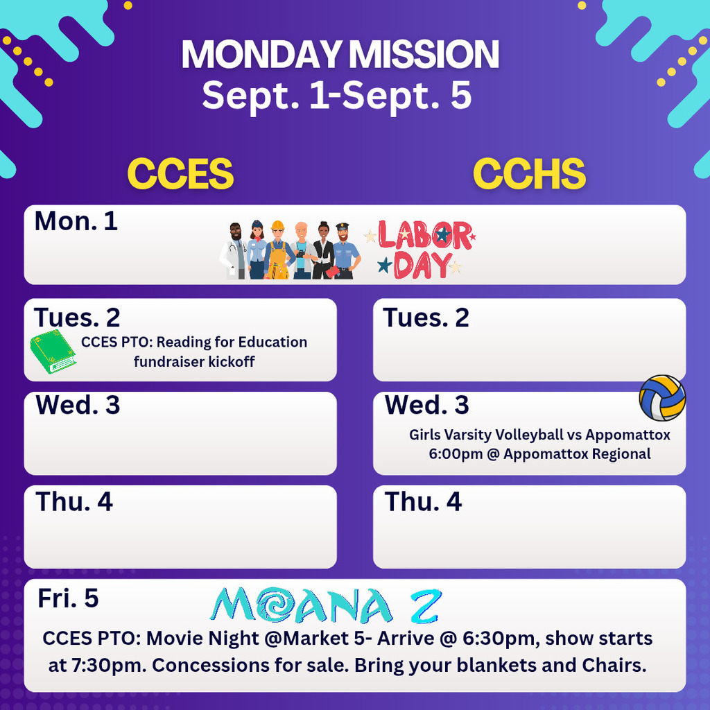 week at a glance