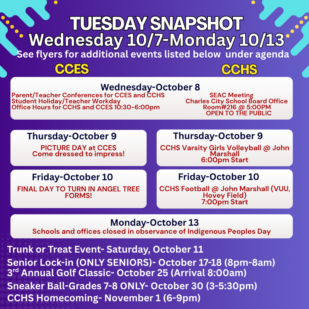 Tuesday Snapshot