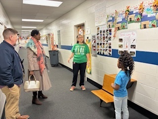On Tuesday, 10/28, CCPS was honored to welcome Delegate Delores McQuinn! 💙 She visited our schools and classrooms to see the incredible learning and innovation happening across our division. Thank you for your time, support, and dedication to our students! 🌟 #CCPSVA #PantherPride
