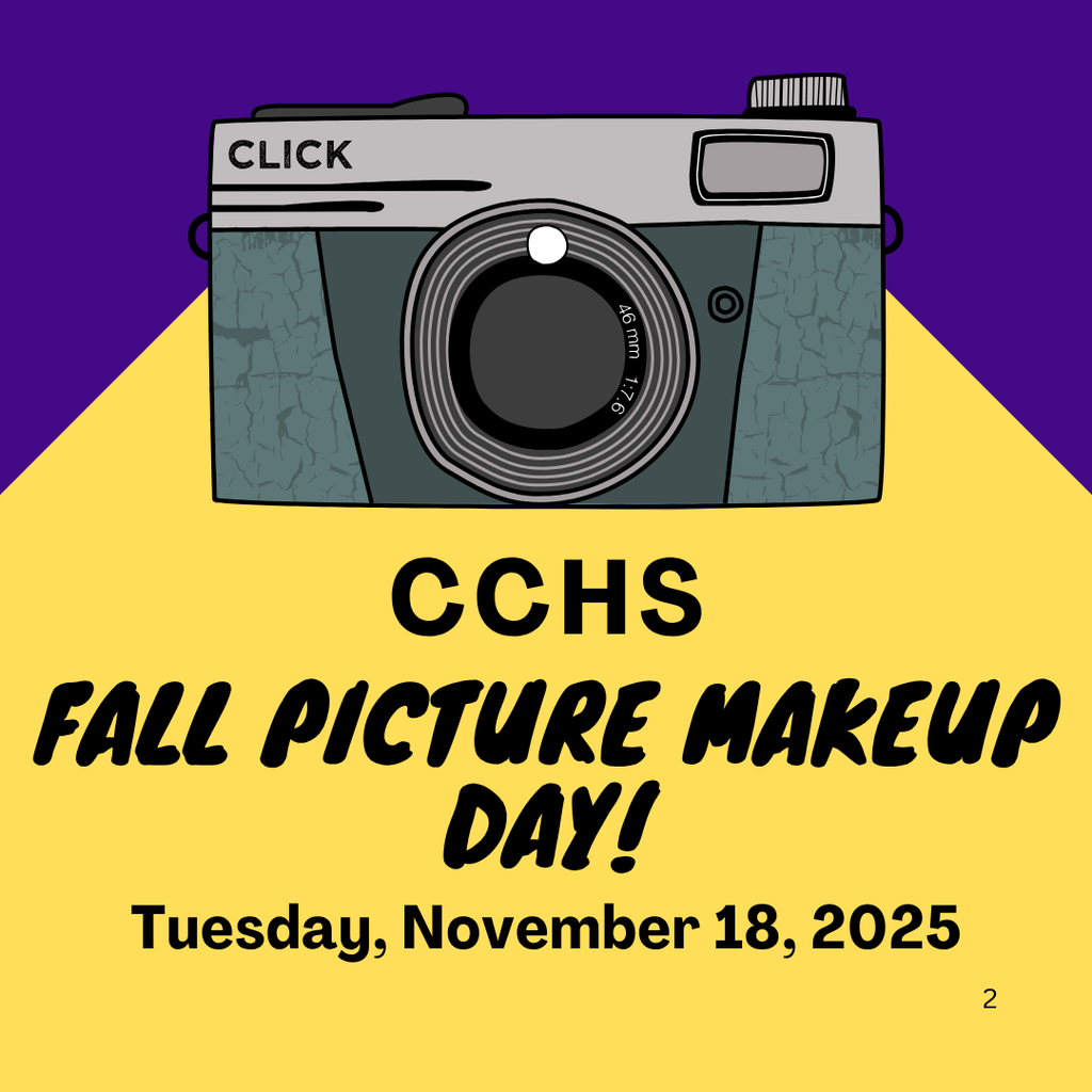 🚀 Monday Mission: Week at a Glance! 💙💛 It’s Spirit Week across CCHS & CCES! Mon–Fri: Dress up, show school pride & join the fun! 🐾 Don’t forget—CCHS Fall Makeup Picture Day is Nov. 18! 📸 Let’s make it a week full of Panther & Tiger spirit! 🎉 #CCPSVA #PantherPride #TigerPride