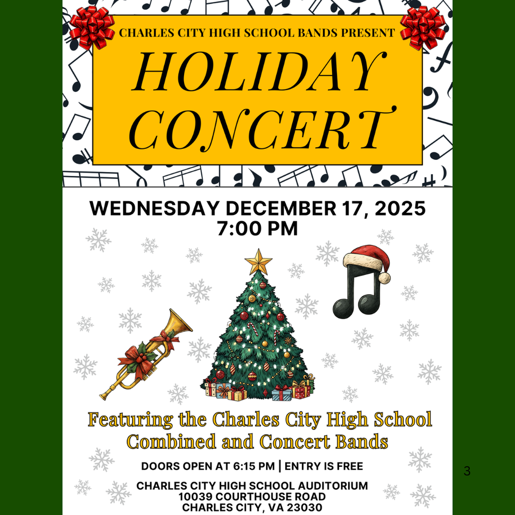 🎄 Monday Mission: Spirit Week Kickoff! 🎄  This week, CCHS and CCES are coming together to celebrate Spirit Week—a time to build community, spread joy, and show our school pride!  ✨ Monday’s Mission: Start the week strong by wearing your favorite holiday-themed colors and bringing positive energy to our campuses. Whether it’s red, green, winter white, or festive flair, let your outfit reflect the joy of the season!  🎶 Don’t forget! Join us for our Holiday Concert on Wednesday, December 17, as our talented students share the sounds of the season.  Let’s make this a week full of spirit, unity, and celebration. #MondayMission #SpiritWeek #CCHS #CCES #HolidaySpirit #SeasonOfJoy 🎄✨