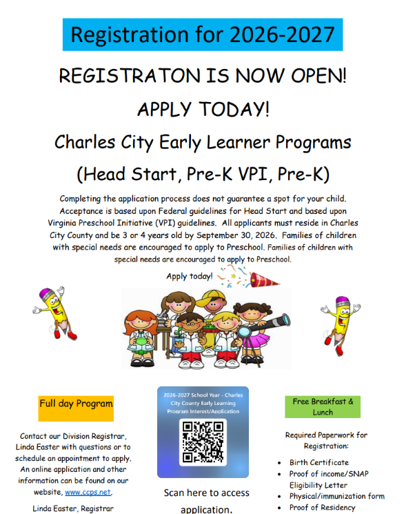 Registration is now open for Early Learners Programs