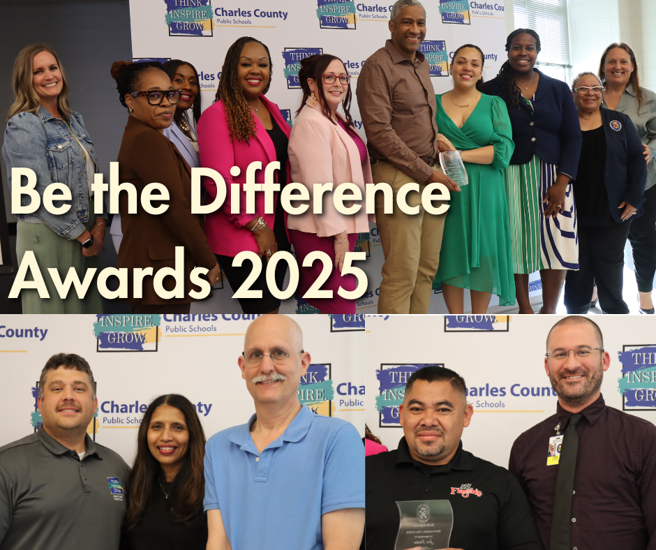 large group of volunteers recieving awards