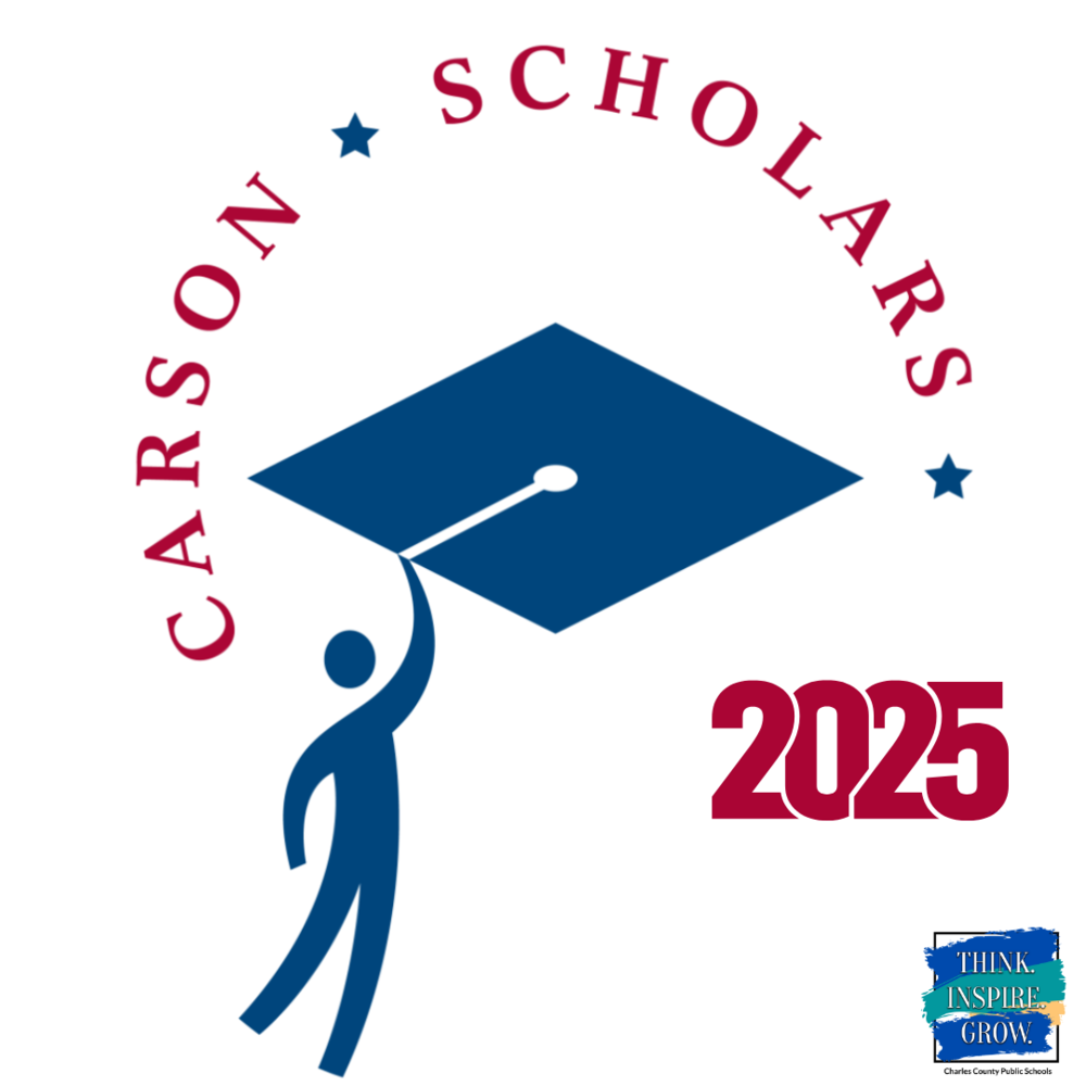 carson scholars logo of person with graduation cap