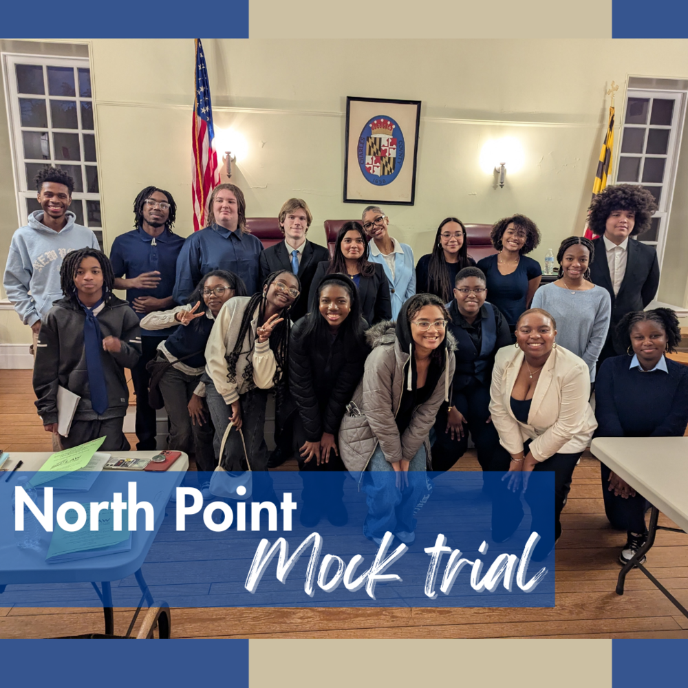 a group of mock trial students