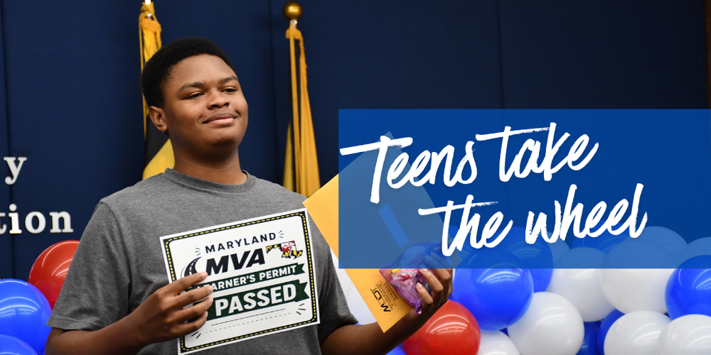 teen with a certificate