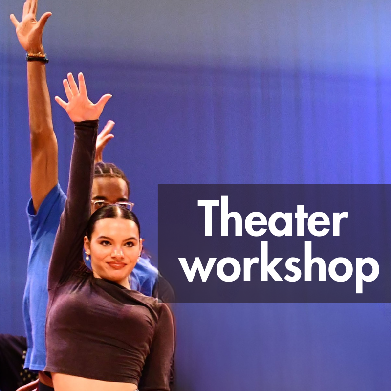 two dances in a theater workshop