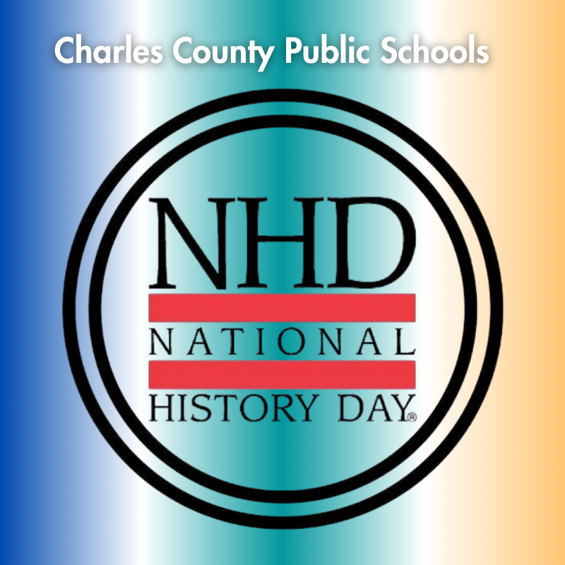 colored gradient background with words " national history day"