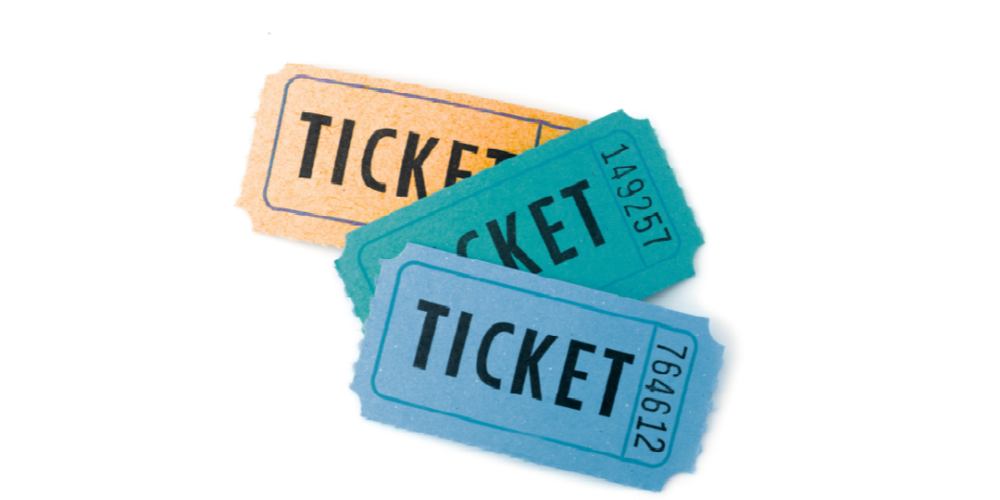 graphic of three tickets