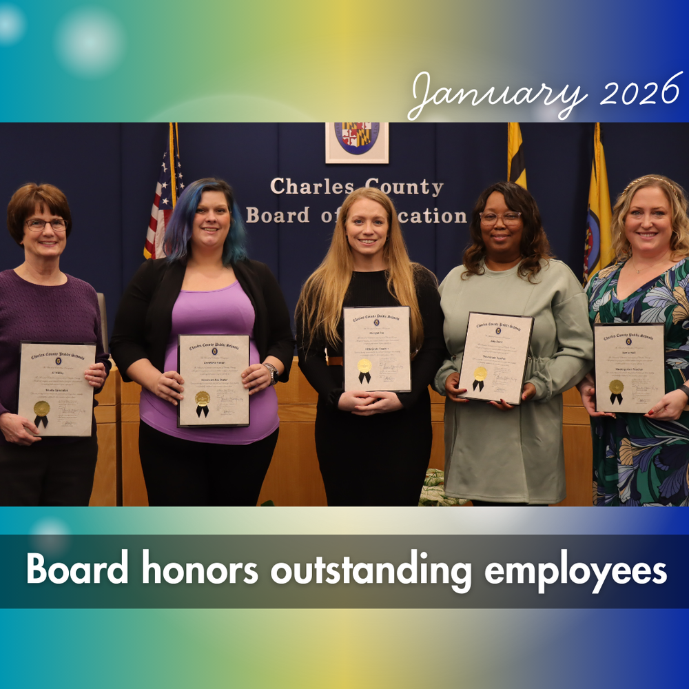 five staff members recieve awards