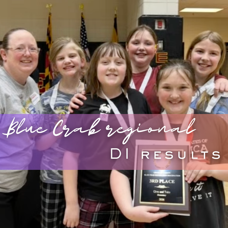 group of five ccps students holding plaque