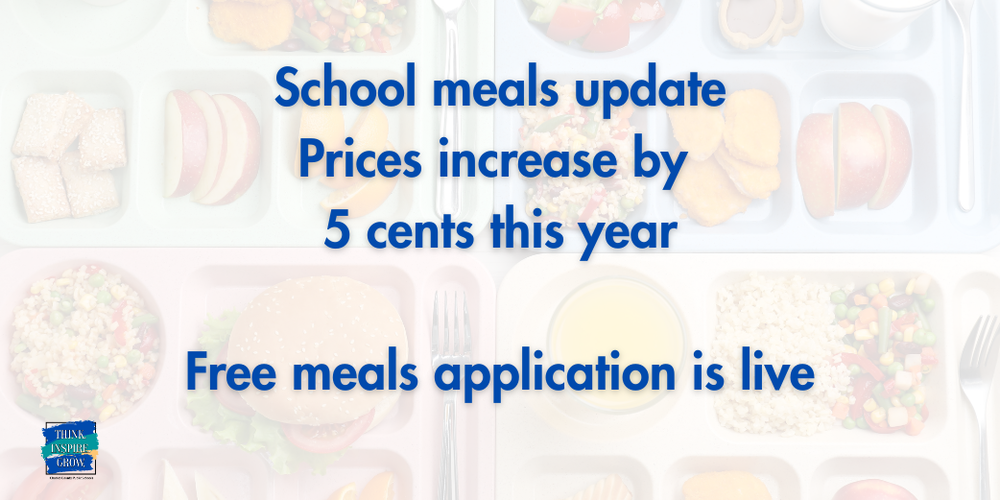 School meals update 2026