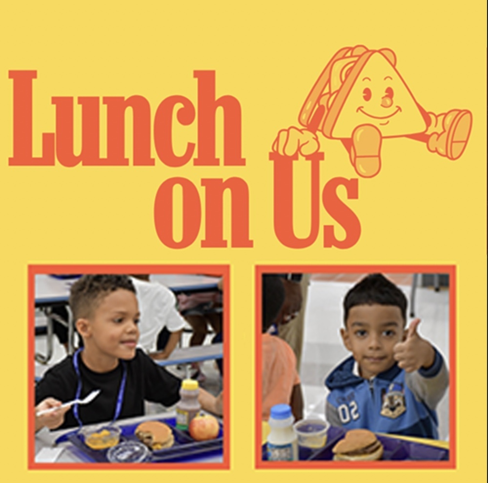 lunch on us flyer