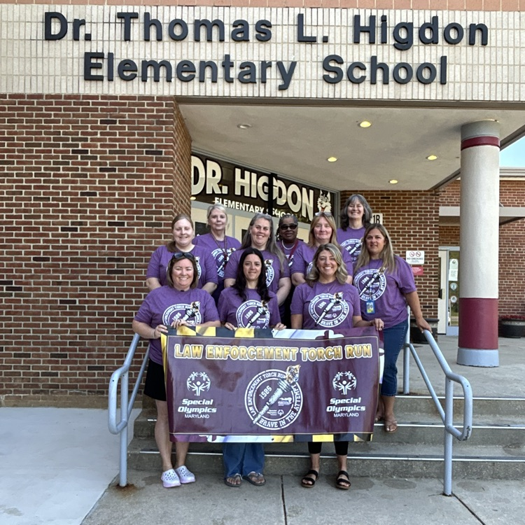 Dr. Higdon staff supporting the MD Special Olympics