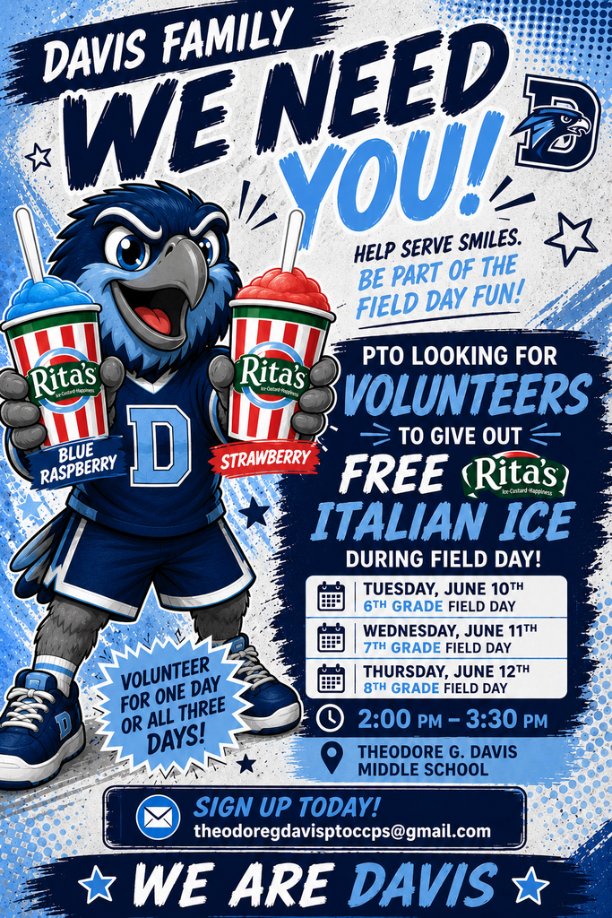 volunteers needed at Rita's