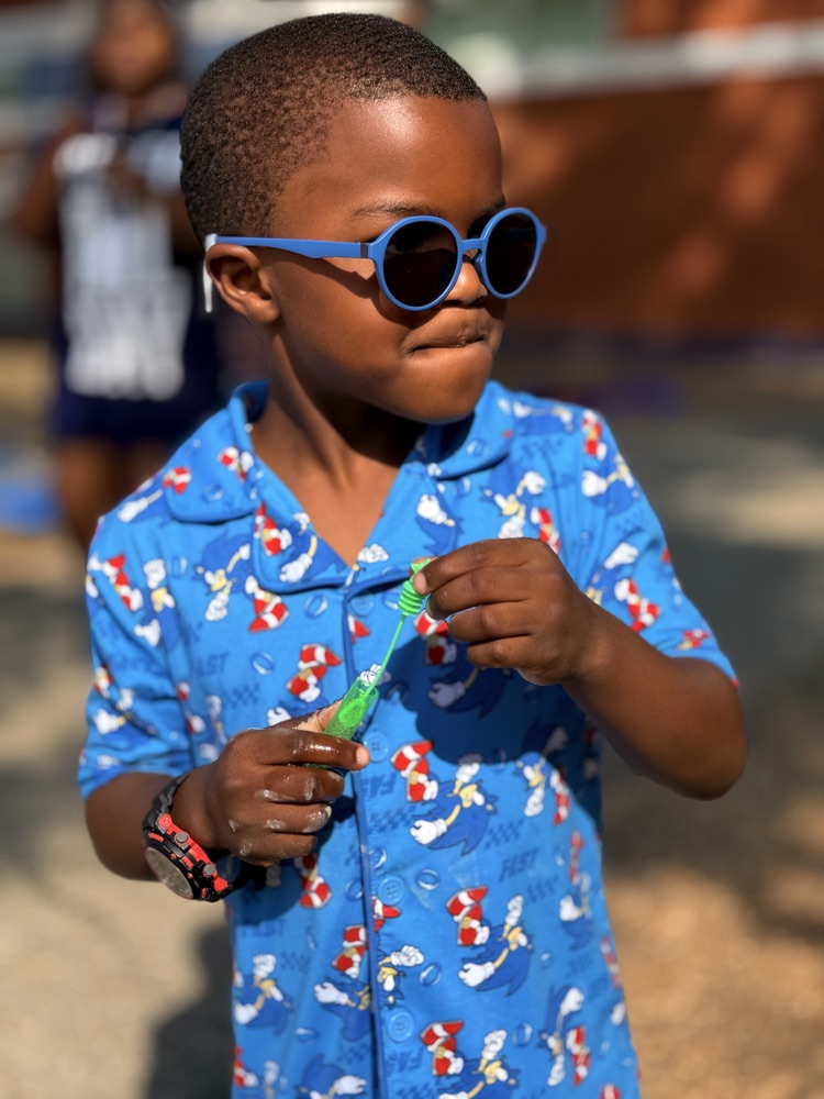 child with sunglasses