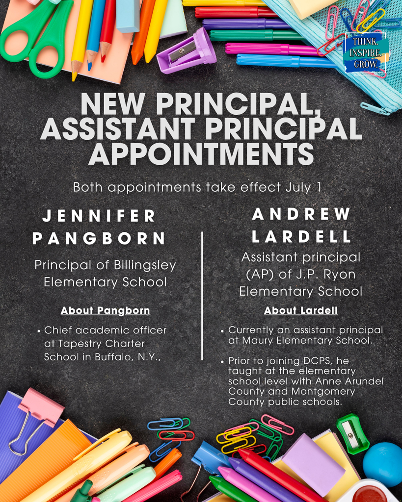 New principal and AP appointments 