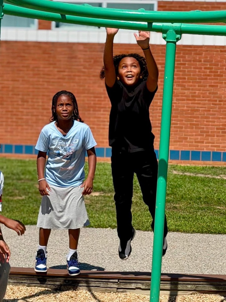 students playing at recess