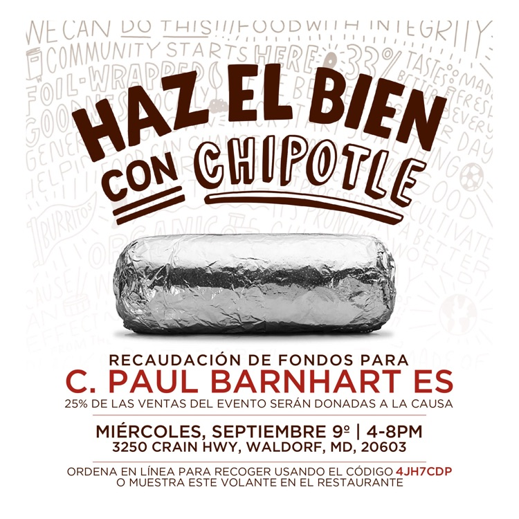 Chipotle fundraiser 