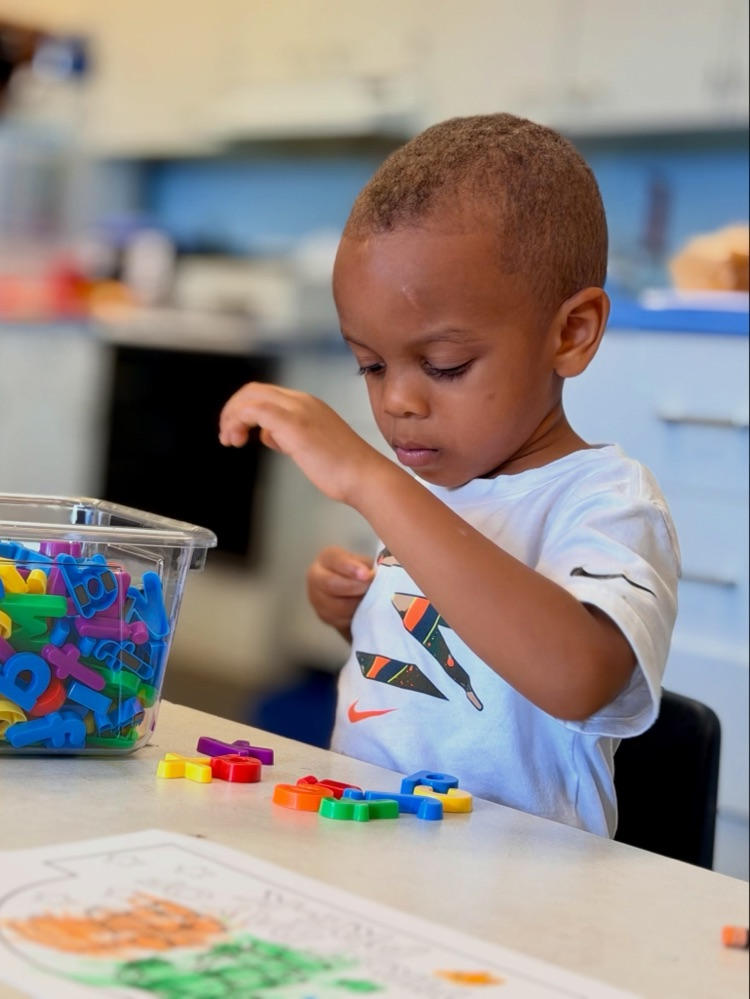 student playing 