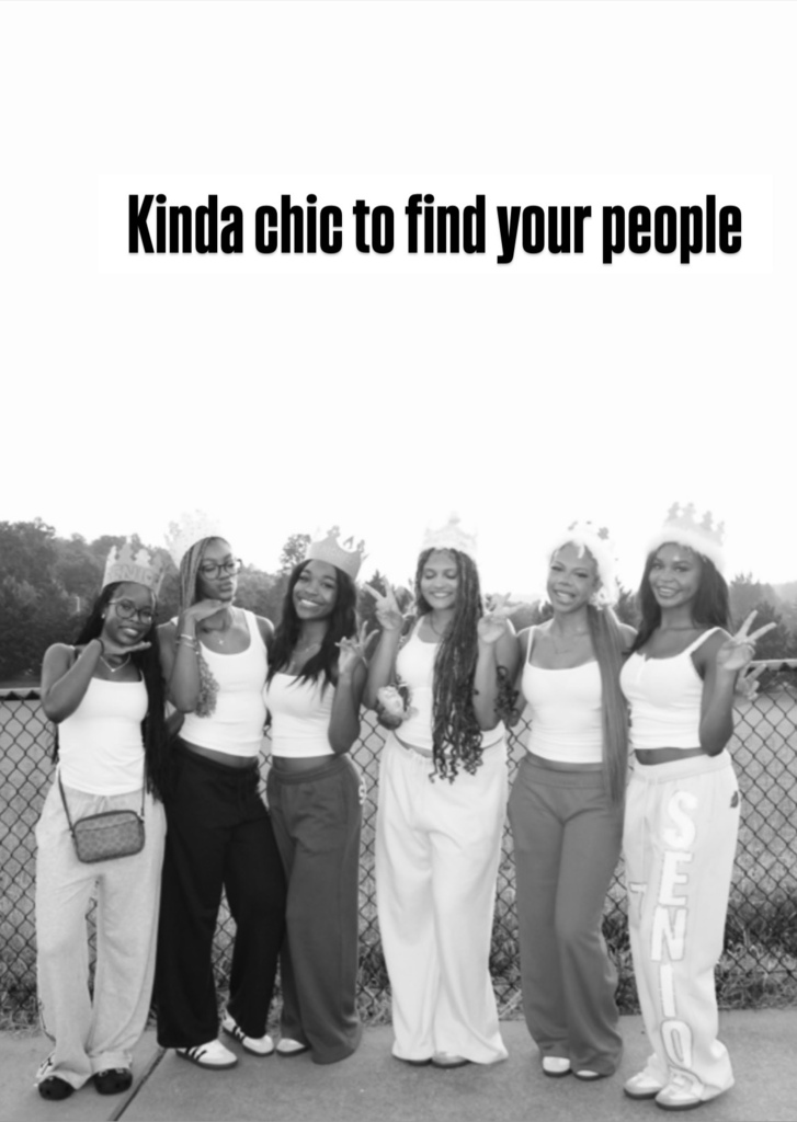 kinda chic to find your people