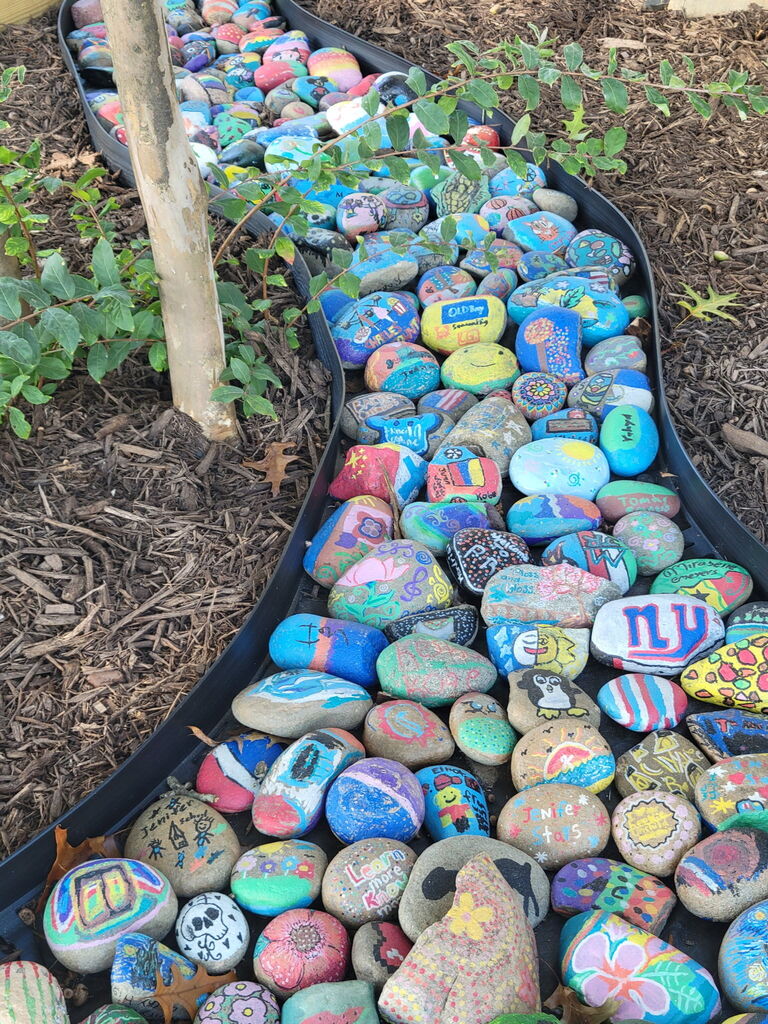 painted rocks at the fair