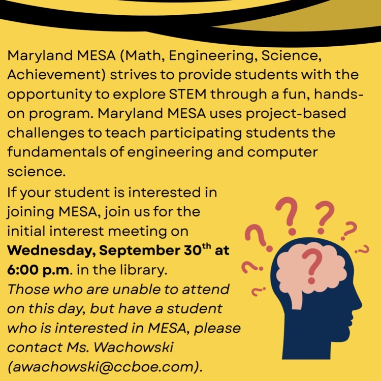MESA meeting information 