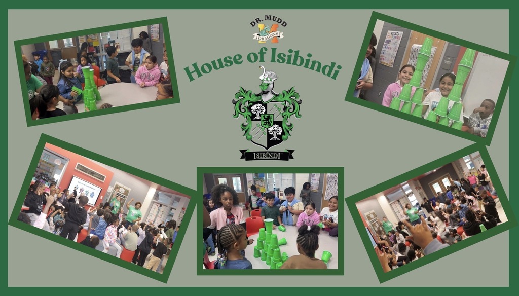 Students in the House of Isibindi participate in their first House meeting, learning about House culture, practicing their chant, and working together during a cup-stacking team-building activity.