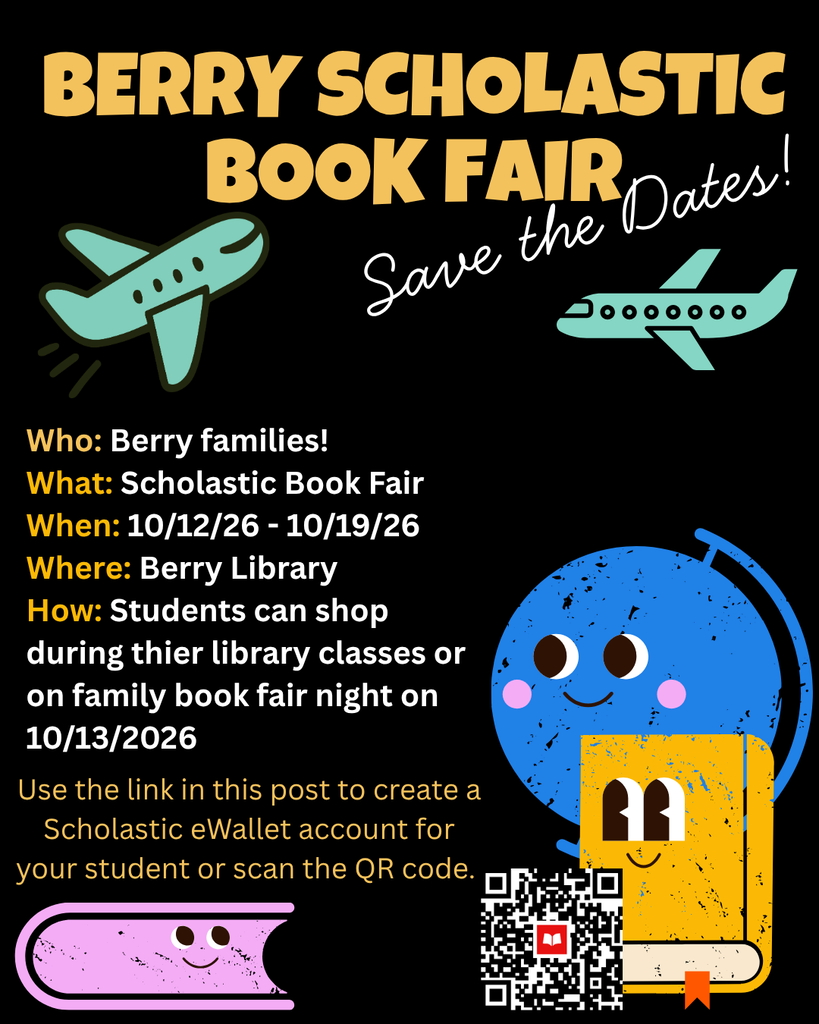 Berry Book Fair Save the Date