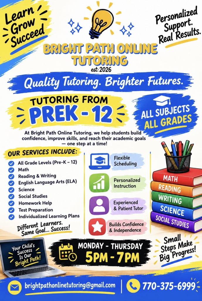 tutoring  flyer 