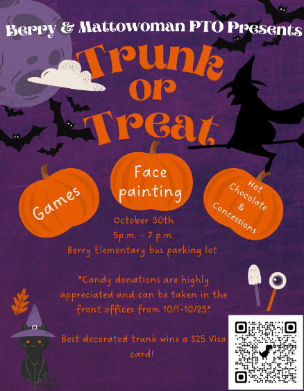 Trunk or Treat on 10/30/26