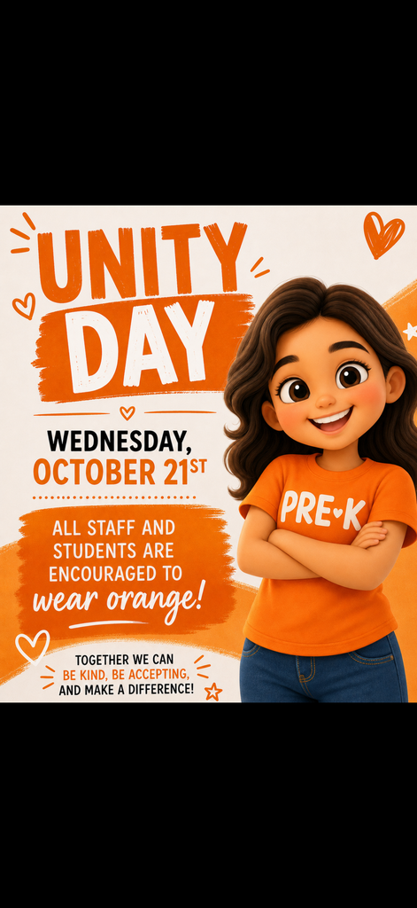 Unity Day! Wear Orange October 21st