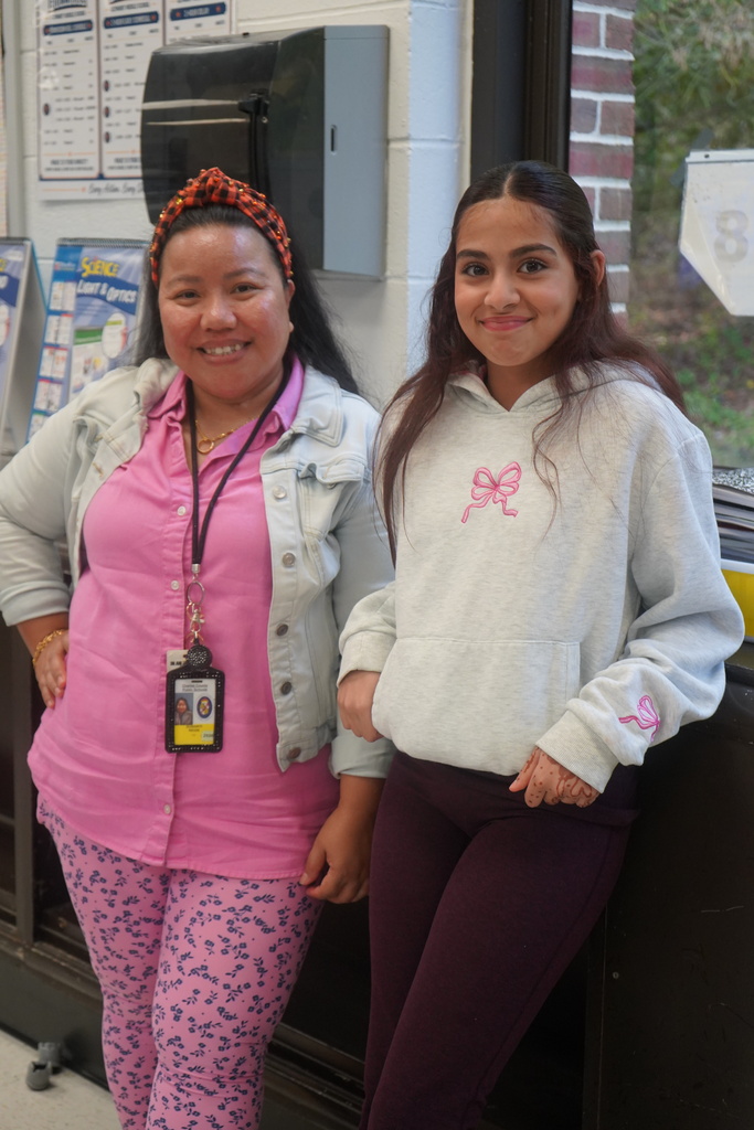 💗 Glymont Goes Pink 💗  Our school community is proud to wear pink in recognition of Breast Cancer Awareness Month. Today, we honor the strength of survivors, celebrate hope, and raise awareness for a cause that touches so many lives. 🎀 #GlymontGoesPink #BreastCancerAwareness