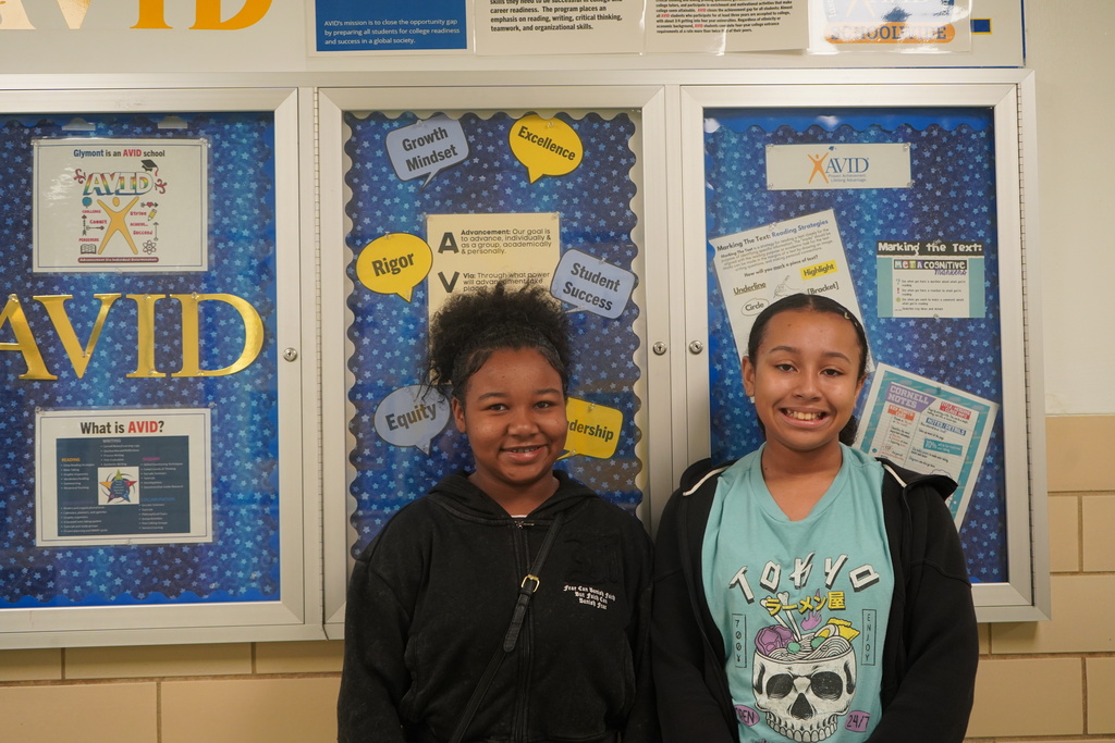 Positive Office Referral Recipients at Glymont Middle School