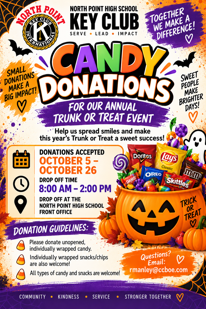 Candy Donations for Trunk or Treat