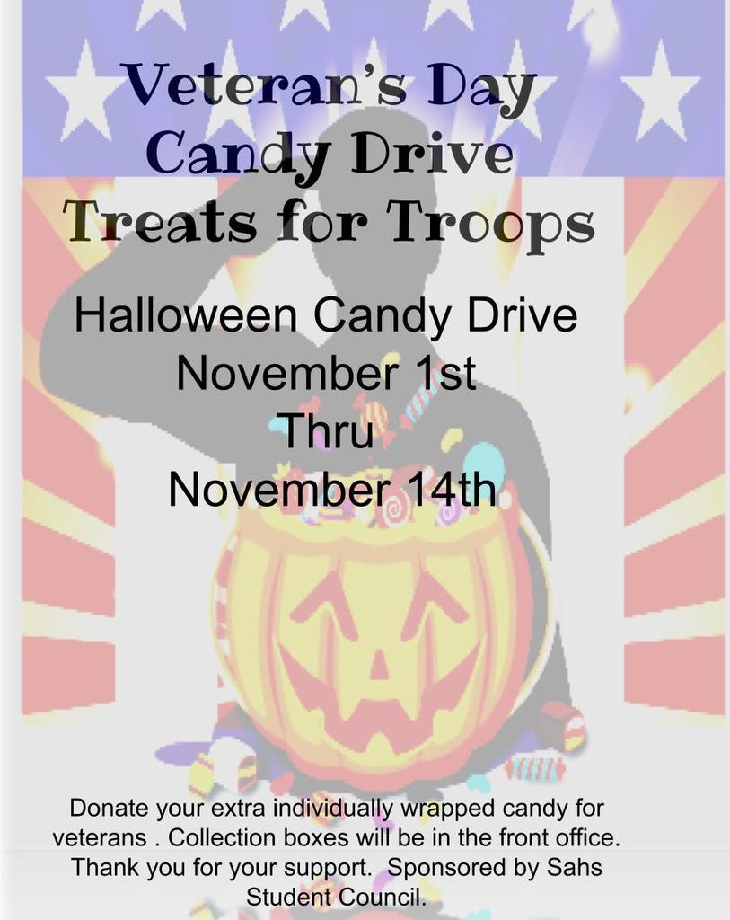 Veteran's Day Candy Drive