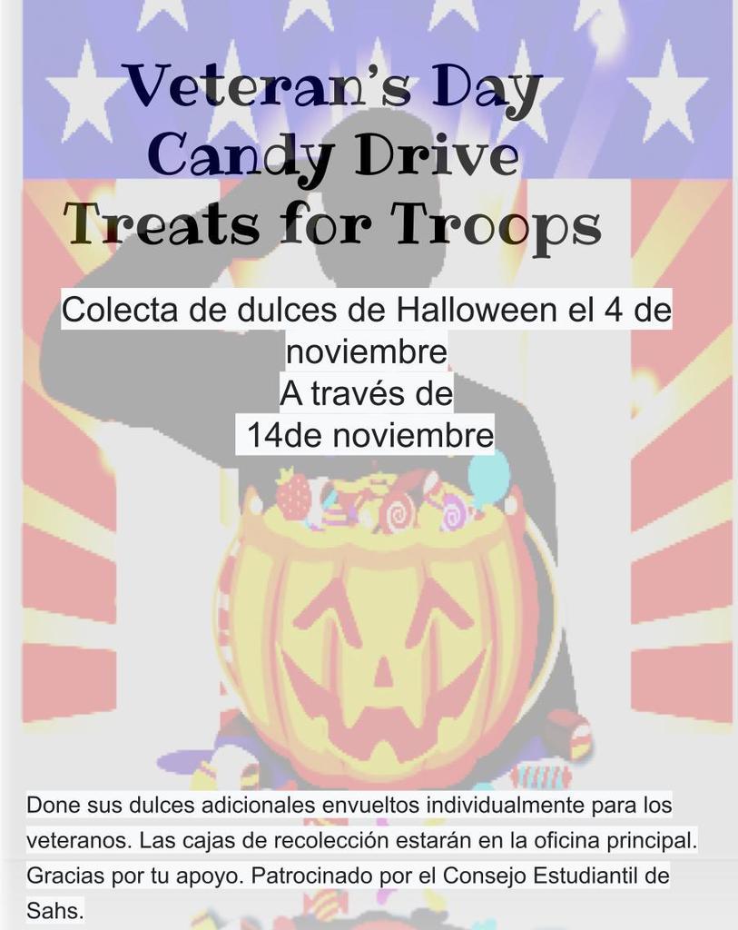 Veteran's Day Candy Drive