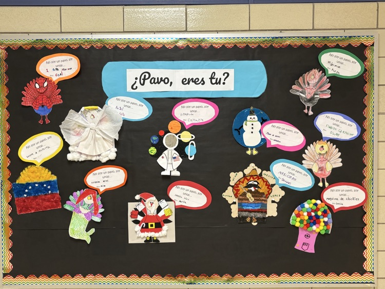 Second Grade continues their tradition of Turkey Disguises. Do you see any turkeys around here?