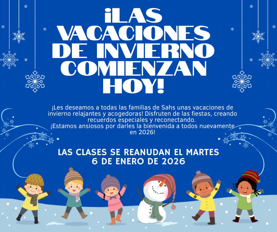 Winter Break Starts Today 