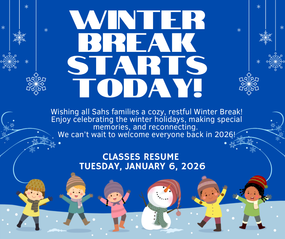 Winter Break Starts Today 