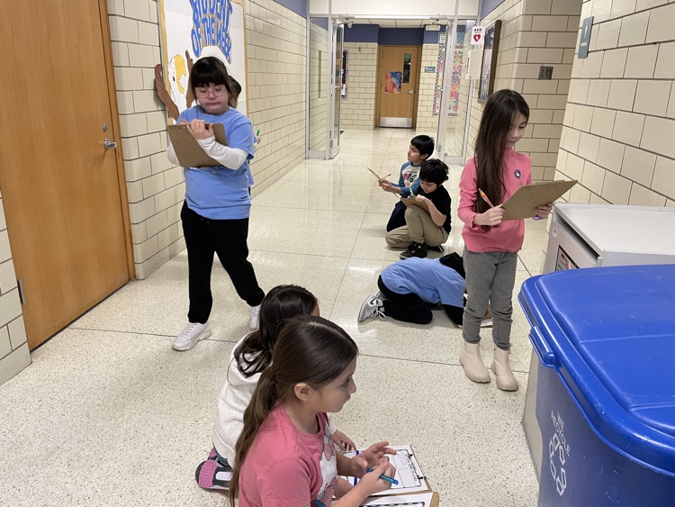 Found 100 words throughout the school