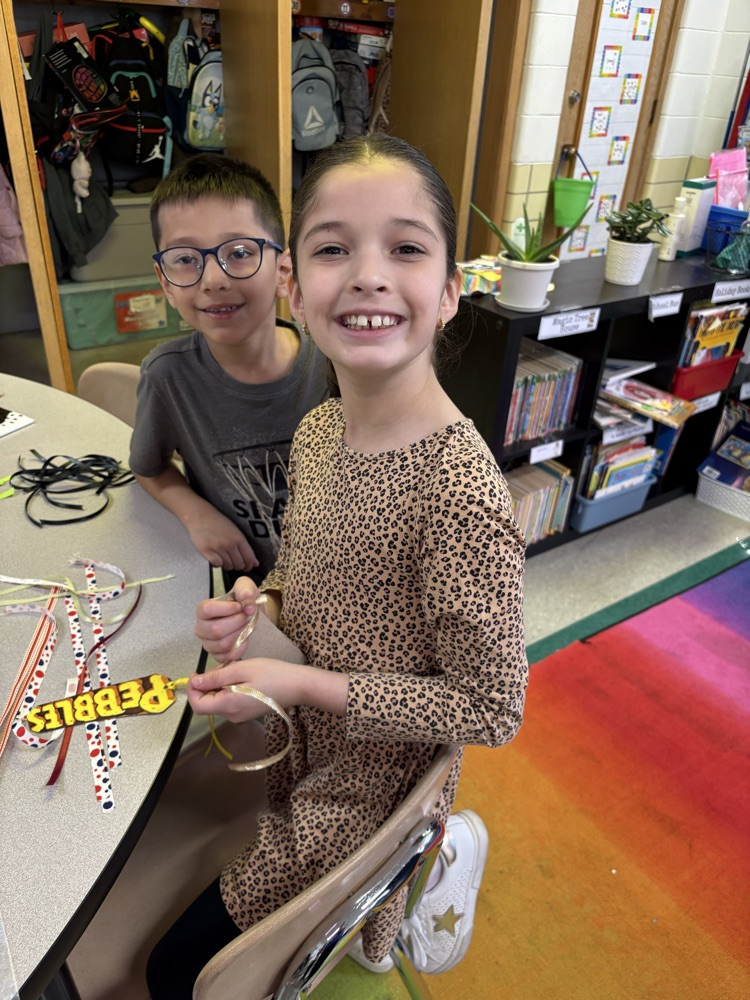 Happy Earth Week! Some of our Second and First graders collected old cereal boxes and made them into creative bookmarks