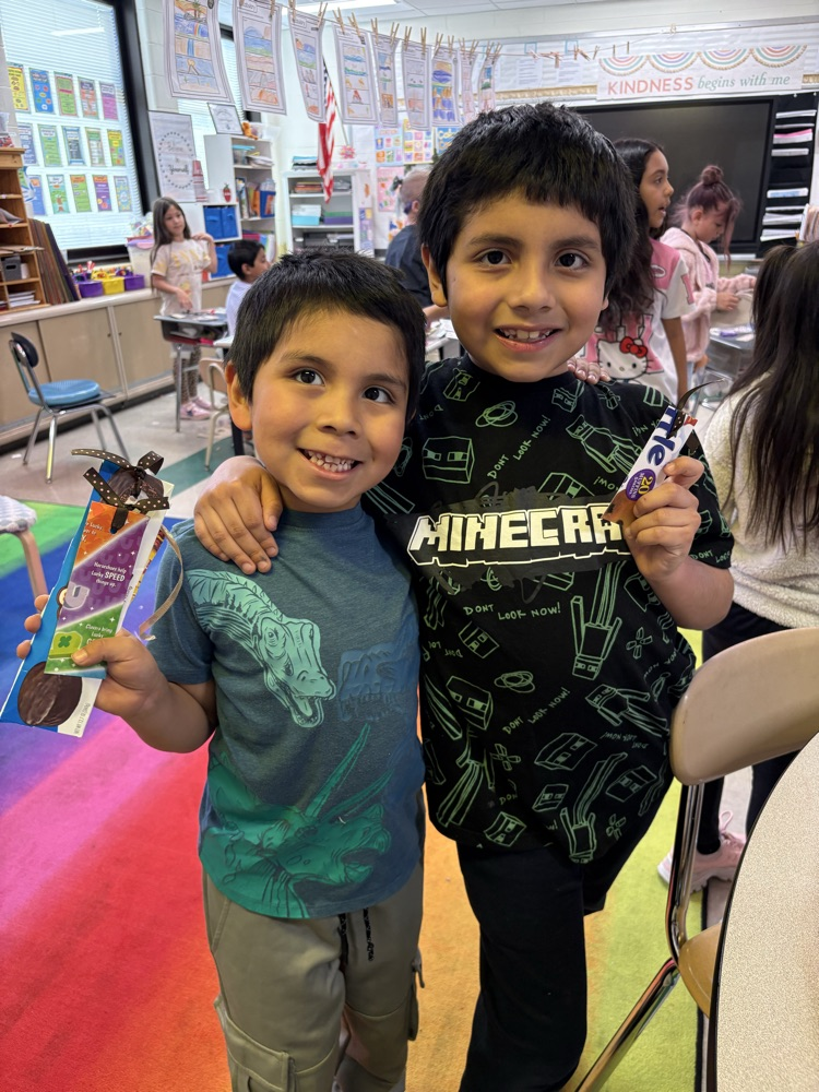 Happy Earth Week! Some of our Second and First graders collected old cereal boxes and made them into creative bookmarks