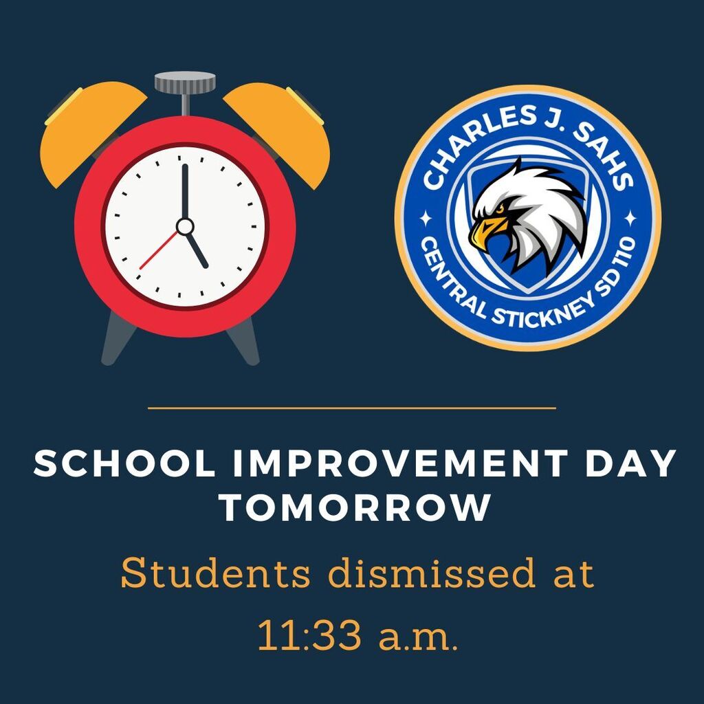 School Improvement Day Tomorrow