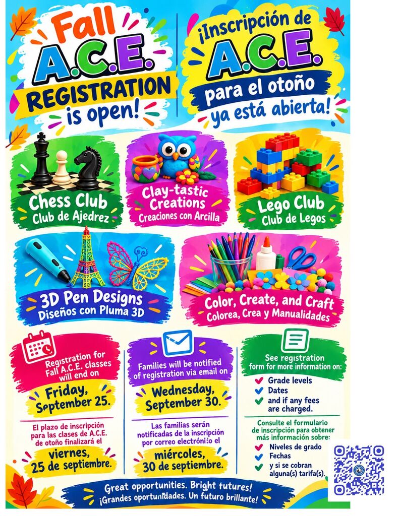 Fall 2026 ACE Registration